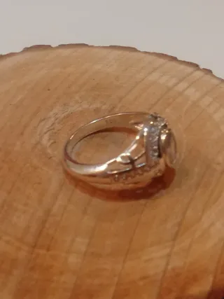 Anillo plata con circonitas