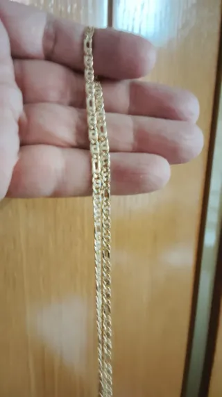 CADENA ORO MACIZA, 18 KILATES.