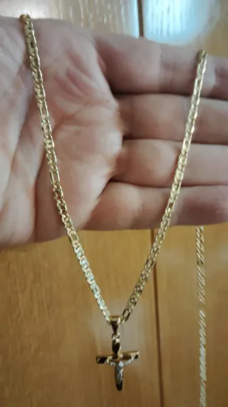 CADENA ORO MACIZA, 18 KILATES.