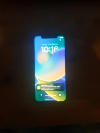 iPhone X Batería 72%