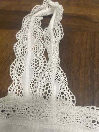 Vestido vintage bordado blanco