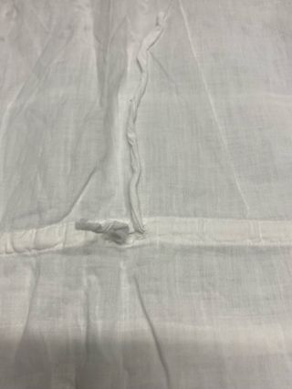 Vestido vintage bordado blanco