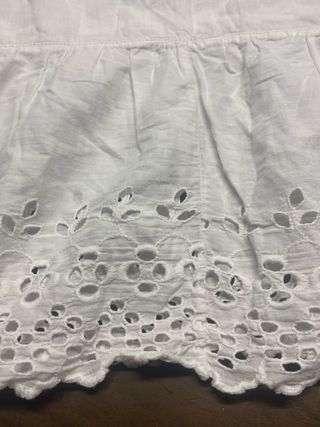 Vestido vintage bordado blanco