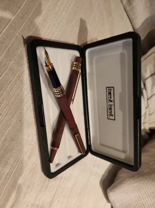 Set Pluma y Bolígrafo Bel Bol con caja buena