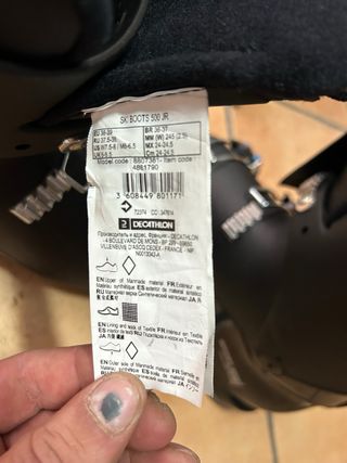 Esquís Stokli SL con fijaciones y botas decatlón