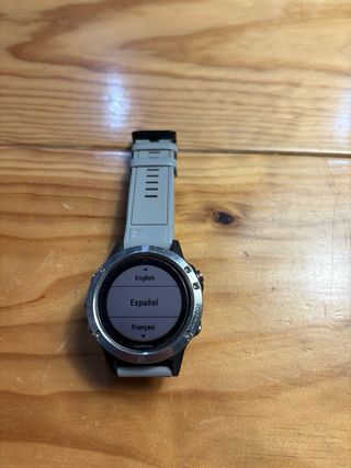 Reloj Garmin Fenix 5 Plata/Azul