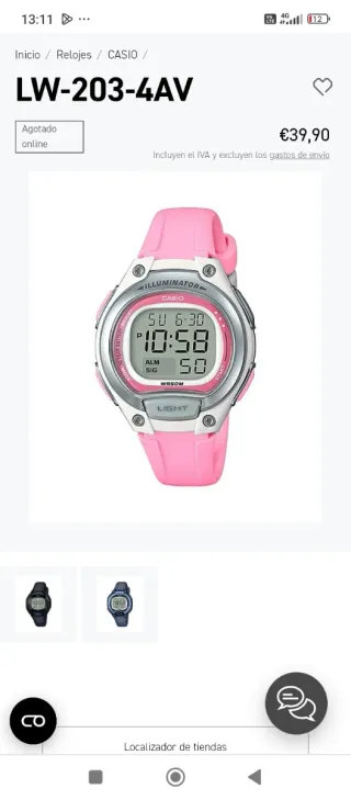 Reloj CASIO mujer