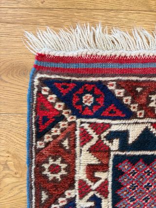 Alfombra turca de lana multicolor
