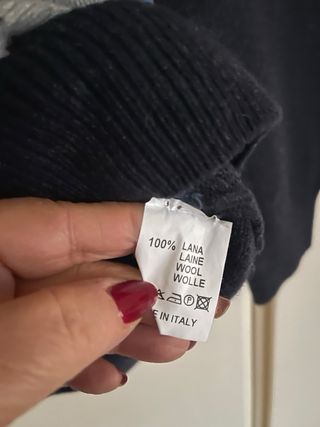 Maglione Carbone 100% Lana tg 56/XXL