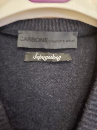 Maglione Carbone 100% Lana tg 56/XXL