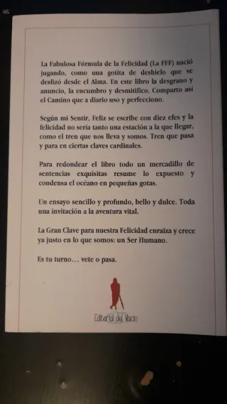 Libro: La fabulosa Fórmula de la Felicidad
