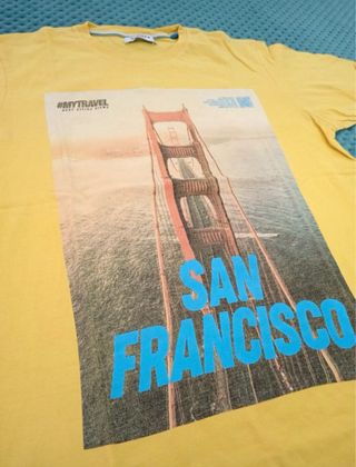 T-shirt San Francisco Gialla