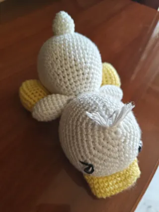 Amigurumi patito crochet artesanal en algodón