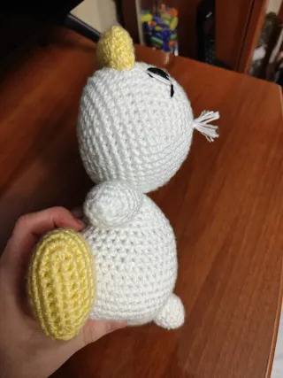 Amigurumi patito crochet artesanal en algodón