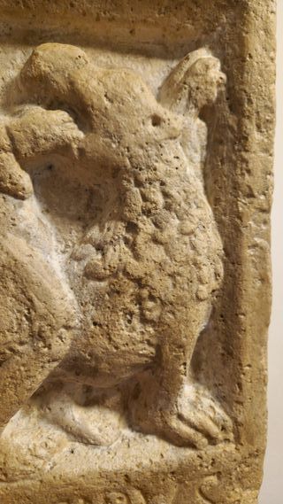 Ladrillo Románico Sansón y el Dragón