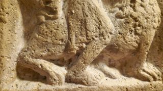 Ladrillo Románico Sansón y el Dragón