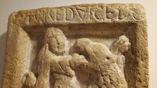 Ladrillo Románico Sansón y el Dragón