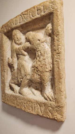 Ladrillo Románico Sansón y el Dragón