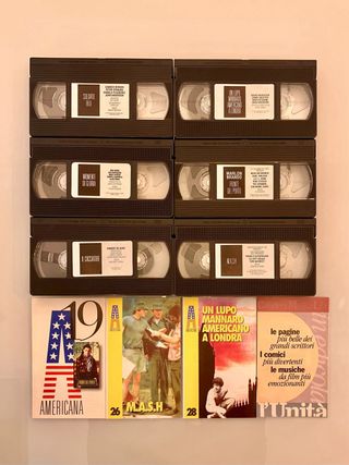 6 VHS di film d'autore, serie l’Unità Americana