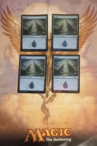 Magic the Gathering 4x Island Promo