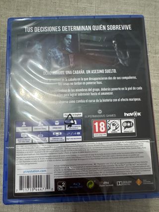 Until Dawn PS4 (PlayStation 4) - Terror