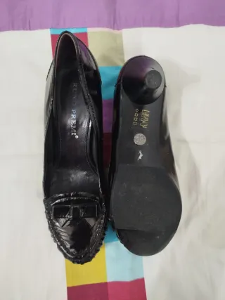 Zapatos Bruno Premi Negros Charol Mujer