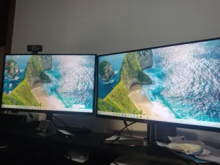 Monitor AOC Negro y Azul