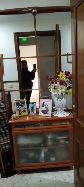 Mueble recibidor con espejo mural 104 x 2010