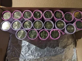 Rollos de monedas 2€ conmemorativas SC