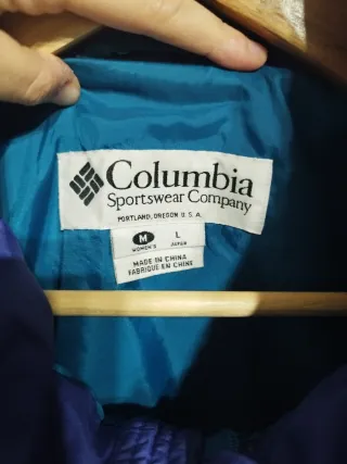 Columbia Vintage Waterproof Jacket Woman Oversize