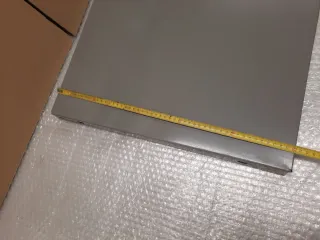 2 Baldas Panel Estantería Mecalux 70x50 Gris