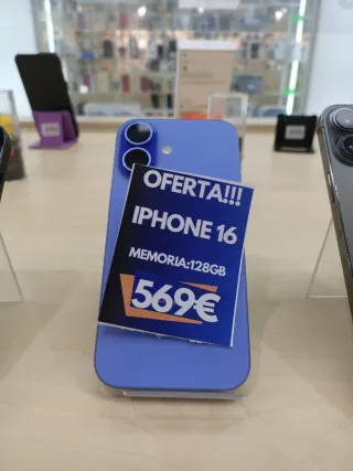 iPhone 16 128GB Azul