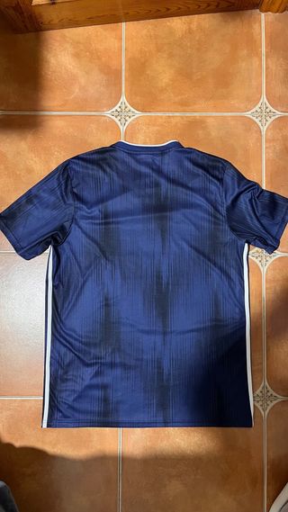 Camiseta Adidas Fútbol Azul Talla XL