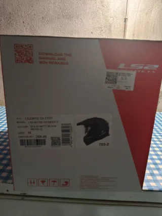 Casco LS2 MX702 Pioneer II Negro