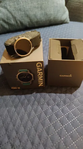 Reloj Garmin Fenix 5S Plata/Verde
