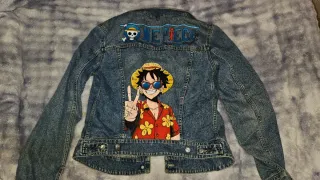 Chaqueta vaquera One Piece personalizada