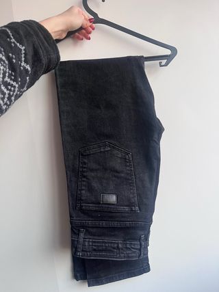 Calças de ganga pretas homem