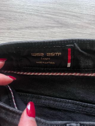 Calças de ganga pretas homem