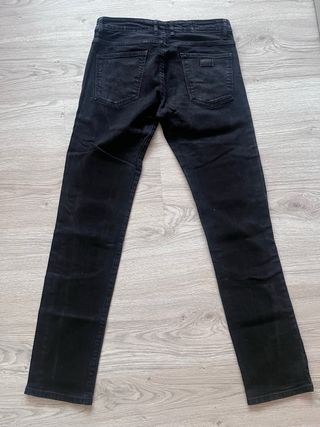 Calças de ganga pretas homem