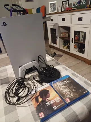 Consola PlayStation 5 + Mando y Juegos