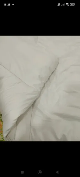 Edredom Solteiro Quente Branco