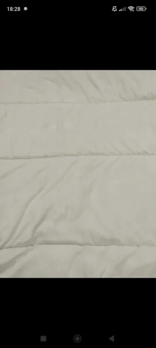 Edredom Solteiro Quente Branco