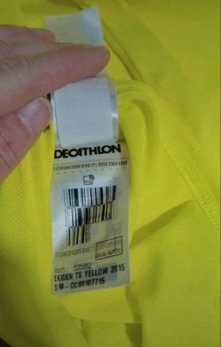 Maglia sportiva Kalenji gialla
