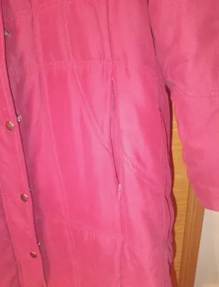 Chaquetón rojo acolchado