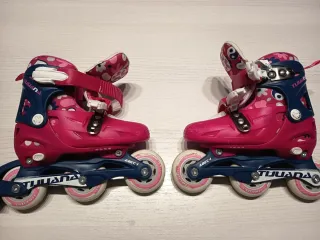 Patines en línea niña rosa Tijuanda