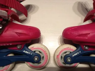 Patines en línea niña rosa Tijuanda