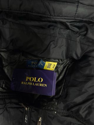 Plumas Polo Ralph Lauren Negra con Capucha