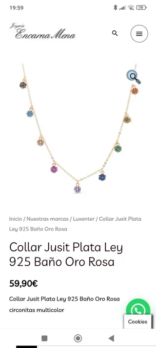 Collar Luxenter Corazones y Flores Multicolor