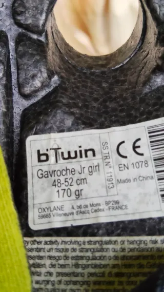 2 Cascos Bici Niños Rojo y colores