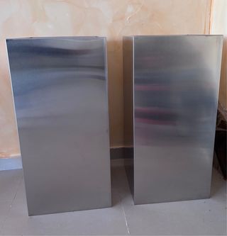 Macetas Acero Inox. Gran Capacidad